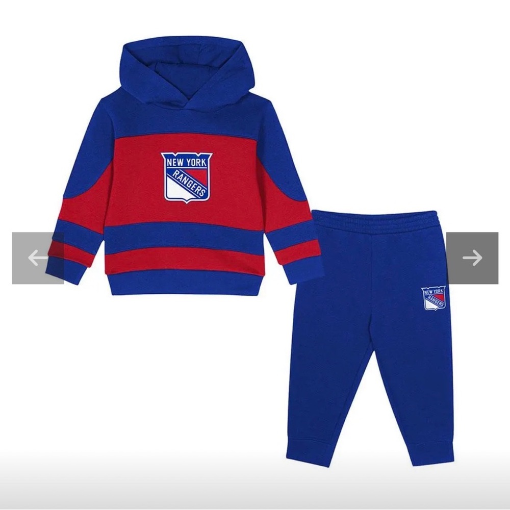 NHL Red and Blue Kids Hoodie and Pants Set